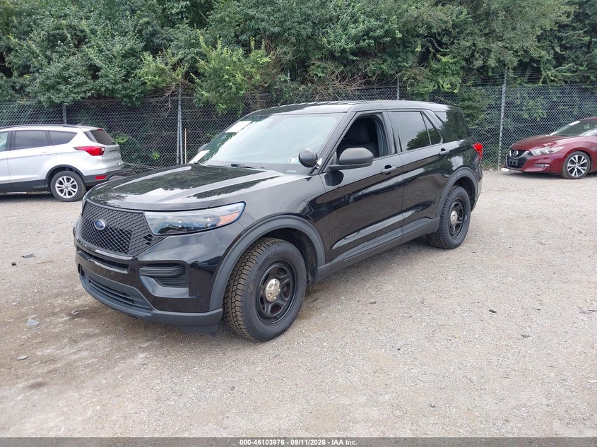 Vin: 1fm5k8awxmna07348, lot: 46603634, ford police interceptor utility 20212