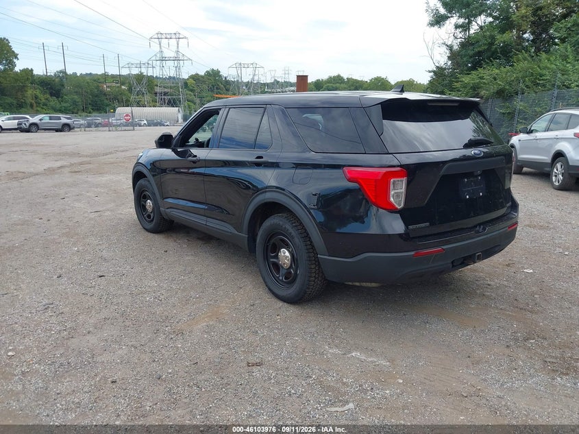 Vin: 1fm5k8awxmna07348, lot: 46603634, ford police interceptor utility 20213