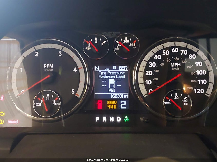 DODGE RAM 2500 2010 VIN 3D7UT2CL4AG148777