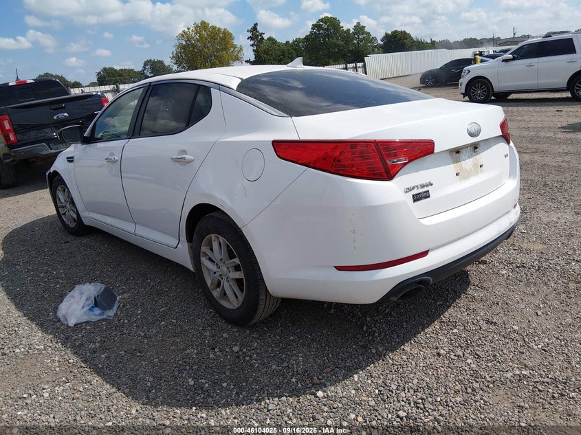 Vin: knagm4a70d5406338, lot: 46603683, kia optima lx 20133