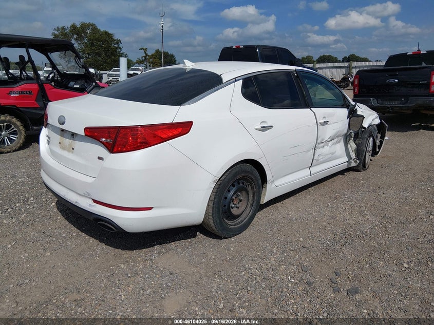 Vin: knagm4a70d5406338, lot: 46603683, kia optima lx 20134