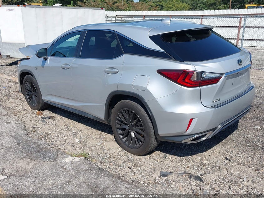 Vin: 2t2bzmca7gc027556, lot: 46603689, lexus rx 350 f sport 20163