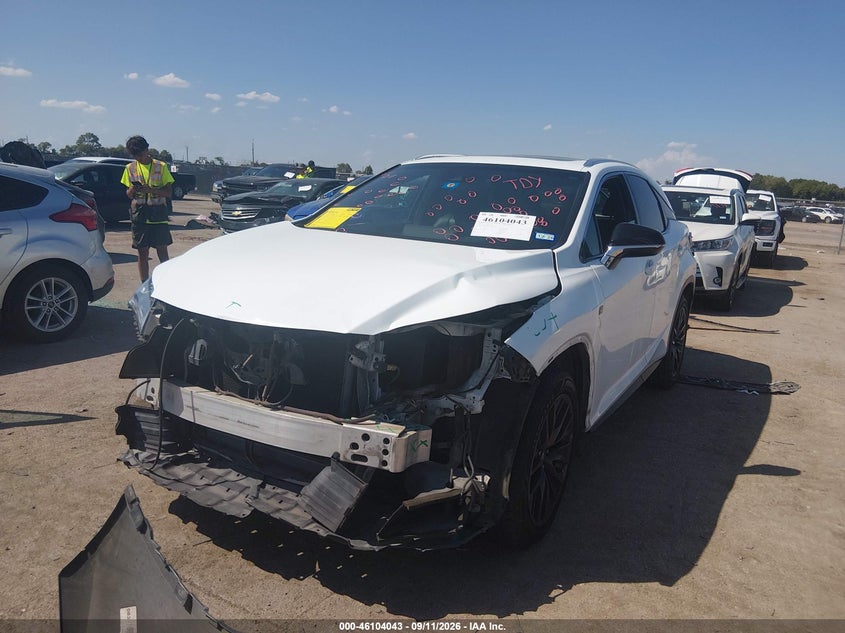 Vin: 2t2bzmca0gc053304, lot: 46603701, lexus rx 350 f sport 20162