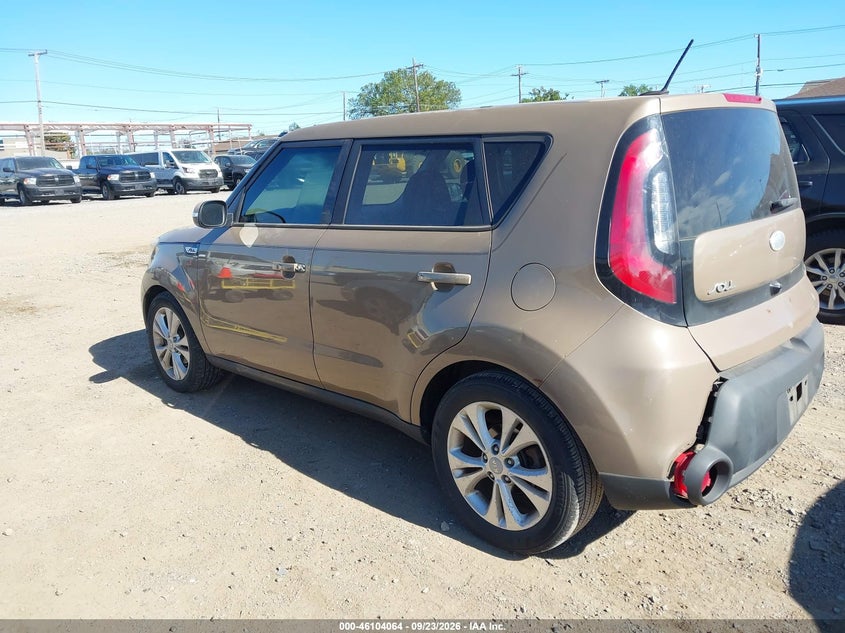 Vin: kndjp3a57e7020076, lot: 46603722, kia soul + 20143