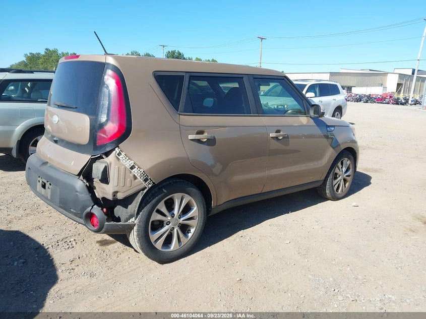 Vin: kndjp3a57e7020076, lot: 46603722, kia soul + 20144
