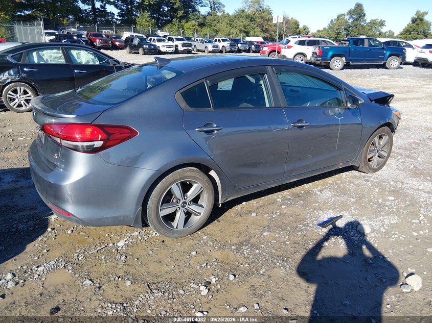 Vin: 3kpfl4a76je216657, lot: 46603740, kia forte s 20184