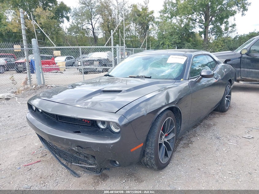 Vin: 2c3cdzfjxjh270697, lot: 46603767, dodge challenger r/t scat pack 20182