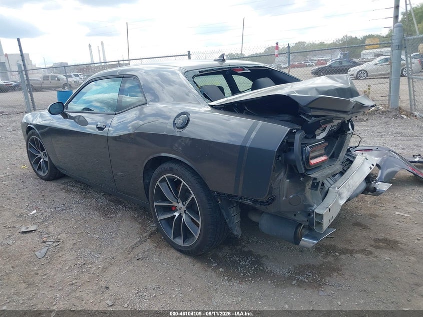 Vin: 2c3cdzfjxjh270697, lot: 46603767, dodge challenger r/t scat pack 20183