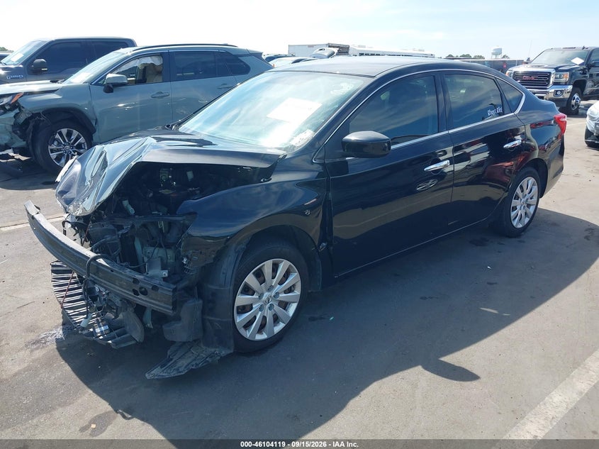 Vin: 3n1ab7ap7ky369226, lot: 46603777, nissan sentra s 20192