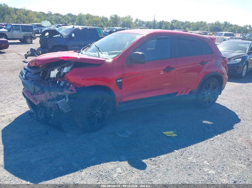Vin: ja4ar3au9lu019828, lot: 46603793, mitsubishi outlander sport 2.0 be awc 20202