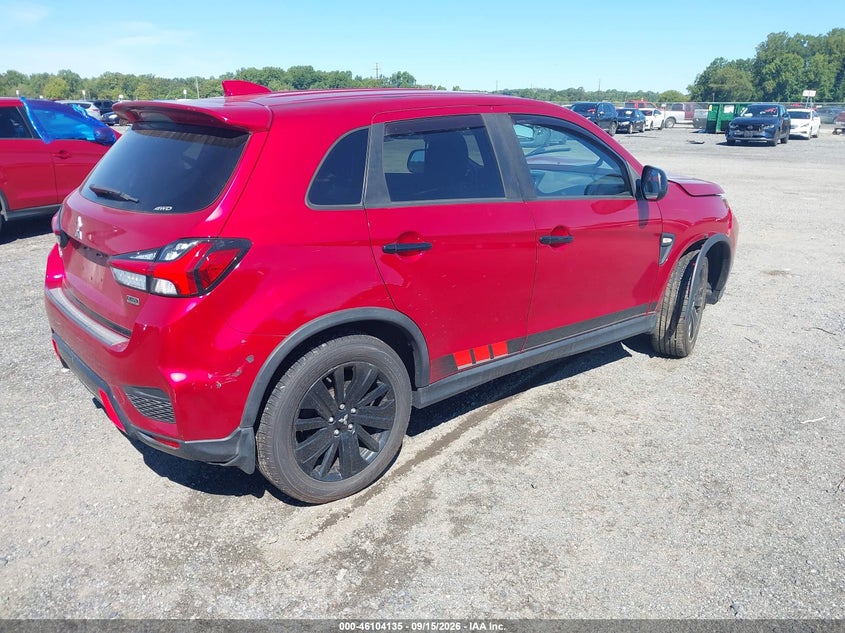 Vin: ja4ar3au9lu019828, lot: 46603793, mitsubishi outlander sport 2.0 be awc 20204