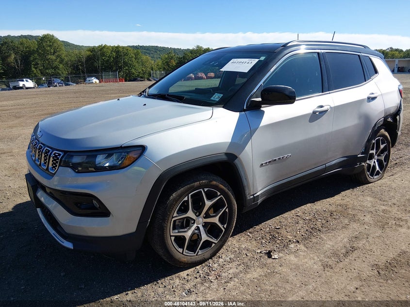 Vin: 3c4njdcn0rt108006, lot: 46603801, jeep compass limited 4x4 20242