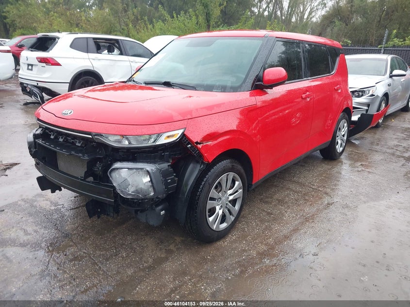2020 Kia Soul Lx, Rear, IAAI, VIN KNDJ23AU3L7701824 — photo 2