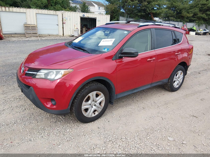 Vin: jtmbfrevxd5015274, lot: 46603817, toyota rav4 le 20132