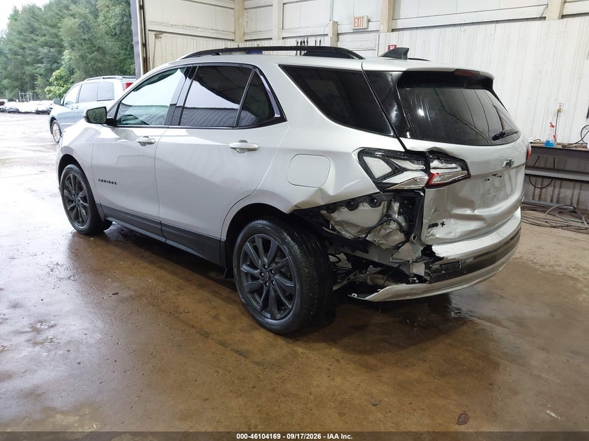 Vin: 2gnaxmev1n6144724, lot: 46603826, chevrolet equinox fwd rs 20223