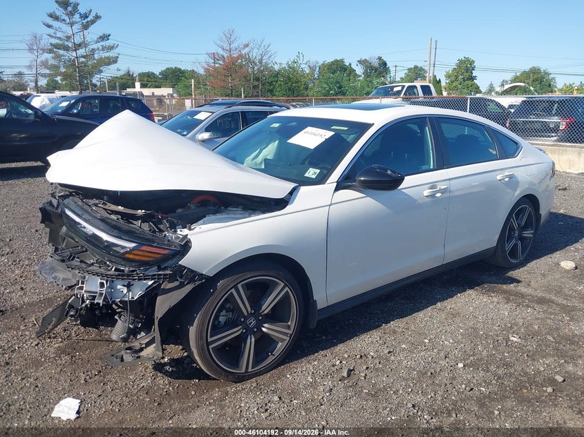 Vin: 1hgcy2f56ra018595, lot: 46603850, honda accord hybrid sport 20242