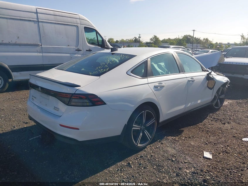 Vin: 1hgcy2f56ra018595, lot: 46603850, honda accord hybrid sport 20244