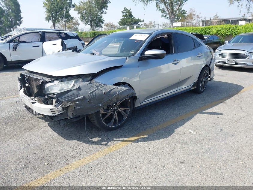 Vin: shhfk7h46ju411019, lot: 46603868, honda civic sport 20182