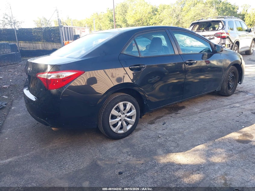 Vin: 2t1burhexgc485099, lot: 46603890, toyota corolla le 20164