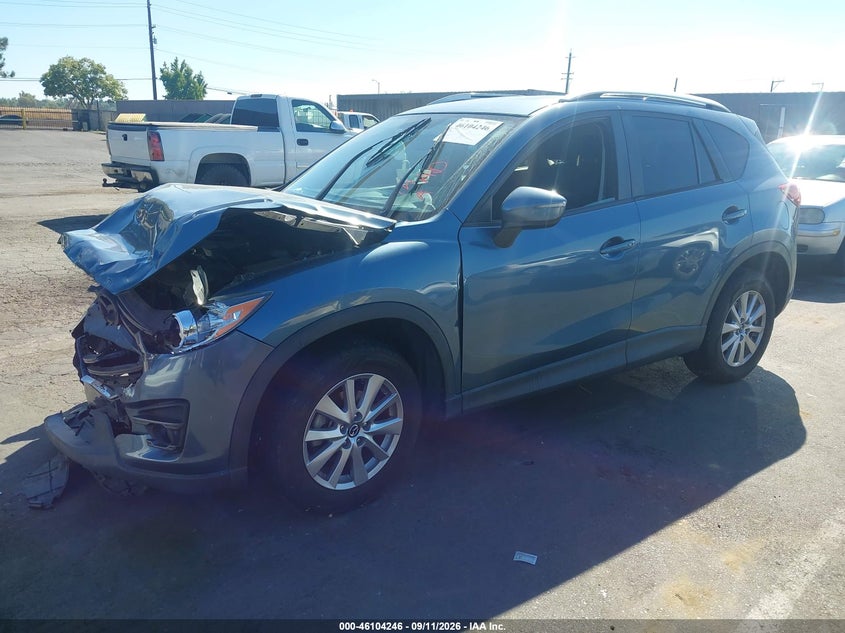 Vin: jm3ke4cy8g0737323, lot: 46603904, mazda cx-5 touring 20162