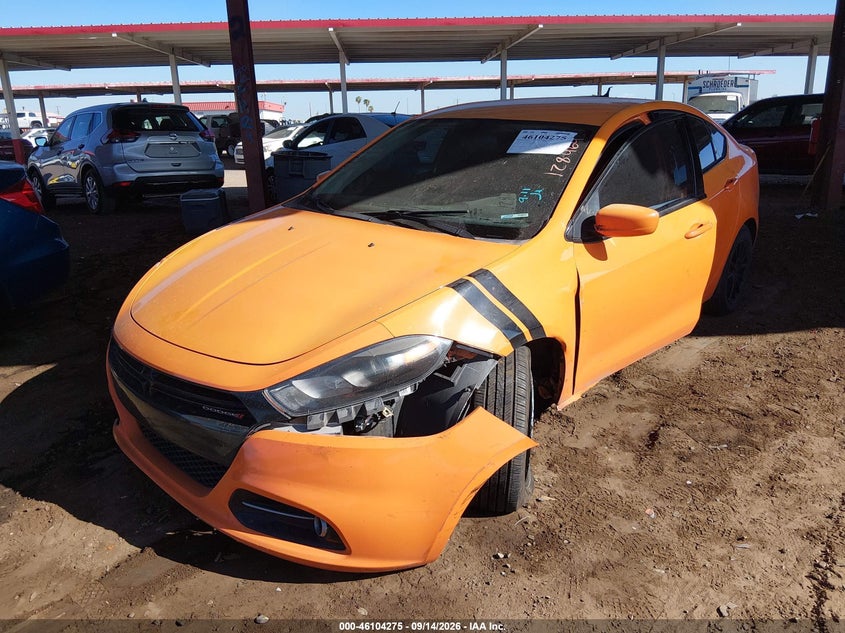 Vin: 1c3cdfba4dd307460, lot: 46603933, dodge dart sxt 20132
