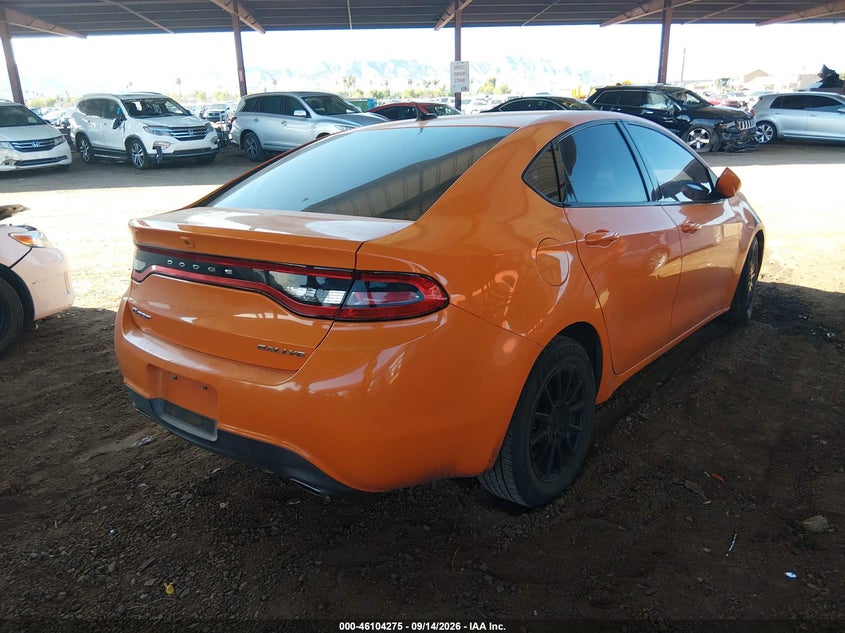 Vin: 1c3cdfba4dd307460, lot: 46603933, dodge dart sxt 20134