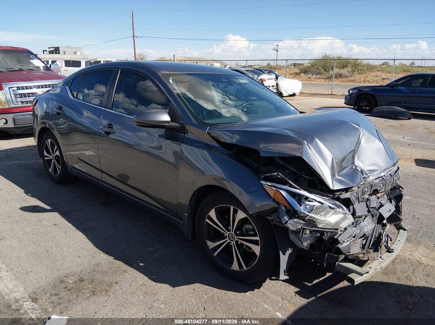 Vin: 3n1ab8cv9ly304977, lot: 46603935, nissan sentra sv xtronic cvt 2020 img_1