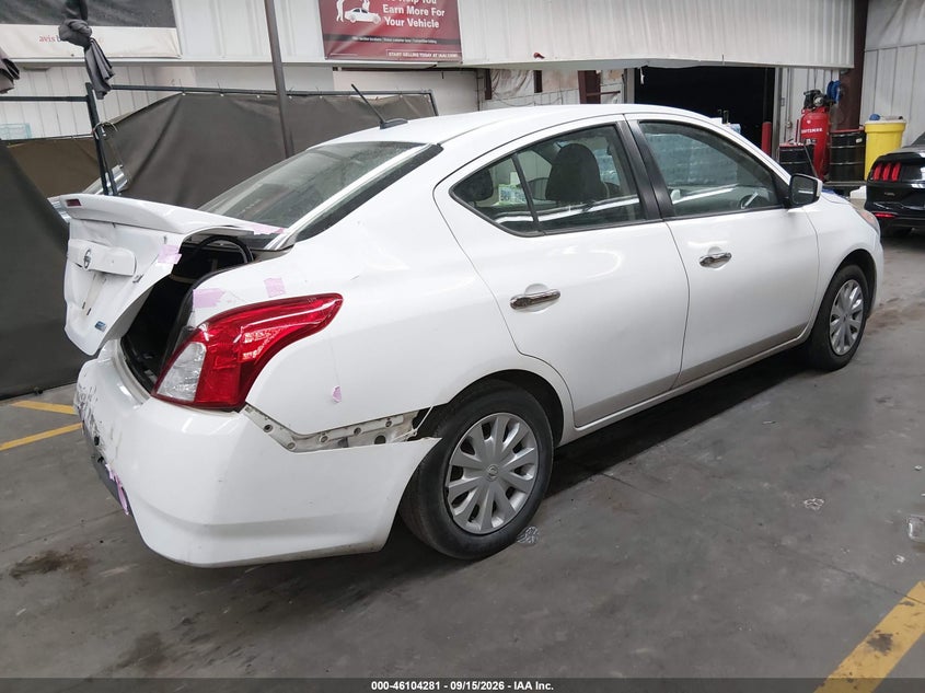 Vin: 3n1cn7ap6gl881242, lot: 46603939, nissan versa 1.6 s/1.6 s+/1.6 sl/1.6 sv 20164