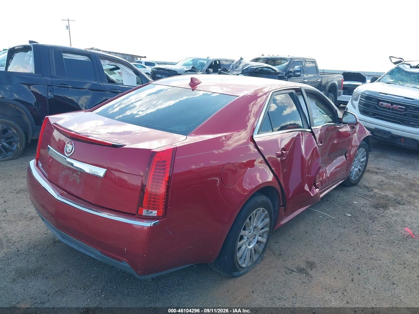Vin: 1g6da5e5xc0134473, lot: 46603954, cadillac cts standard 20124