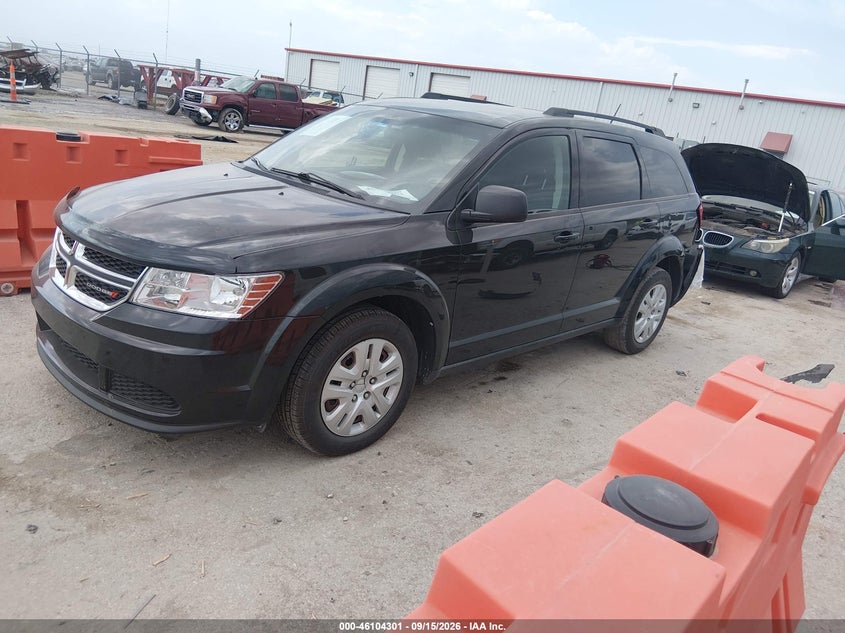 2016 Dodge Journey, Rear, IAAI, VIN 3C4PDCAB5GT132687 — photo 2