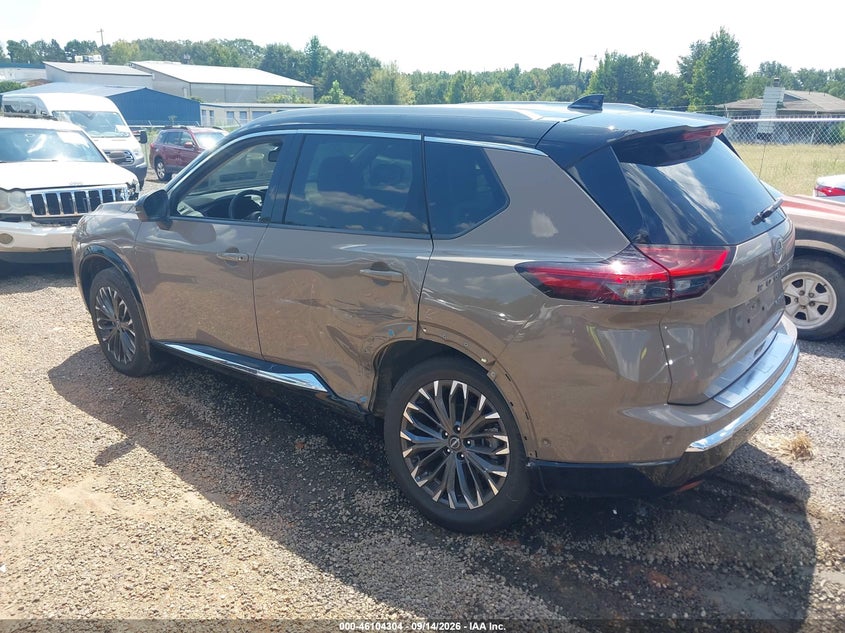 Vin: jn8bt3dc2rw070961, lot: 46603962, nissan rogue platinum fwd 20243