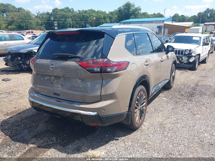 Vin: jn8bt3dc2rw070961, lot: 46603962, nissan rogue platinum fwd 20244