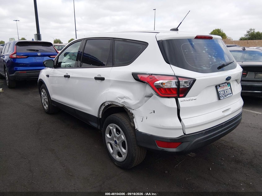 Vin: 1fmcu0f71jud51768, lot: 46603964, ford escape s 20183