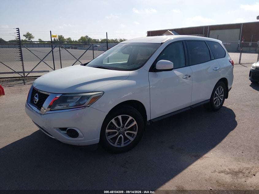 Vin: 5n1ar2mm7dc635803, lot: 46603967, nissan pathfinder s 20132