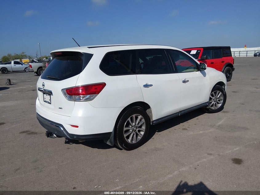 Vin: 5n1ar2mm7dc635803, lot: 46603967, nissan pathfinder s 20134