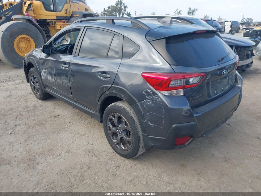 Vin: jf2gthrc9nh236657, lot: 46603983, subaru crosstrek sport 20223