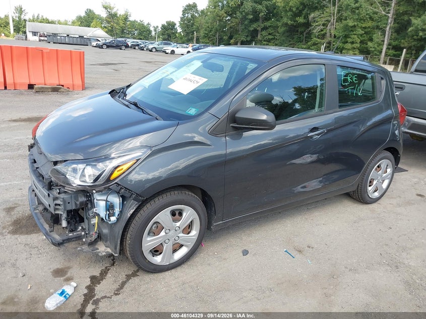 Vin: kl8cb6sa9nc013974, lot: 46603987, chevrolet spark fwd ls automatic 20222