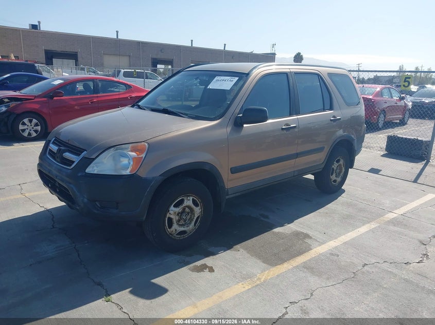 2003 Honda CR-V, Left Rear, IAAI, VIN JHLRD78453C010766 — photo 2
