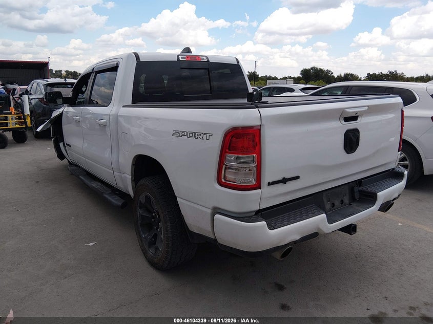 Vin: 1c6rreft6ln129242, lot: 46603997, ram 1500 lone star  4x2 5'7 box 20203