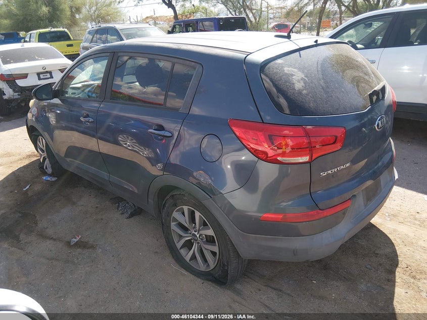Vin: kndpbcac8g7878943, lot: 46604001, kia sportage lx 20163