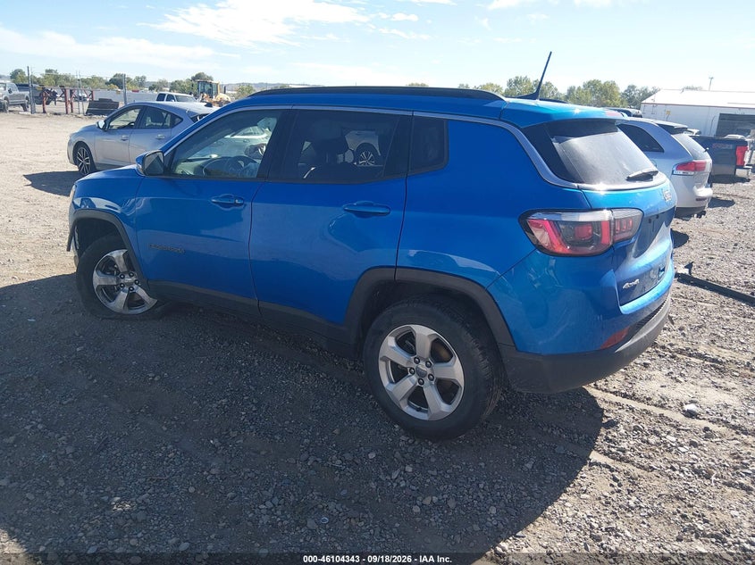 Vin: 3c4njdbb6jt493793, lot: 46604003, jeep compass latitude 4x4 20183