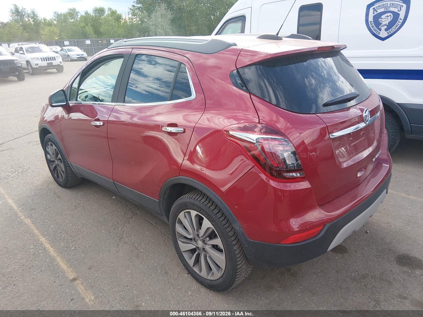 Vin: kl4cjesb4lb066544, lot: 46604014, buick encore awd preferred 20203
