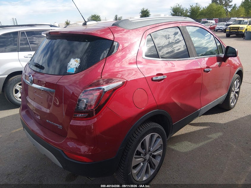 Vin: kl4cjesb4lb066544, lot: 46604014, buick encore awd preferred 20204
