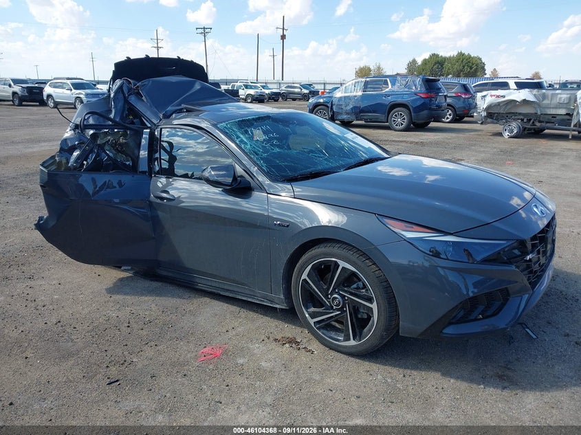 Vin: kmhlr4af7pu629766, lot: 46604026, hyundai elantra n line 2023 img_1