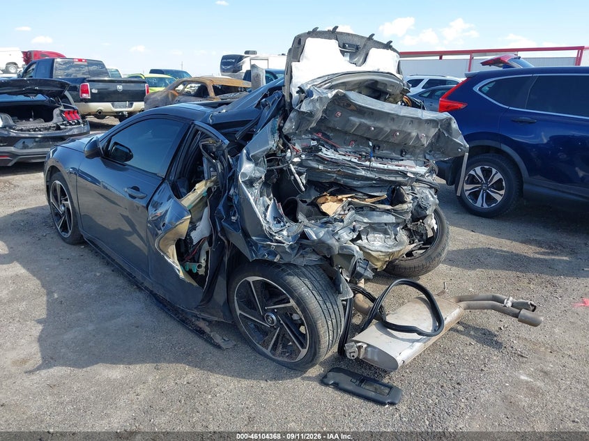 Vin: kmhlr4af7pu629766, lot: 46604026, hyundai elantra n line 20233