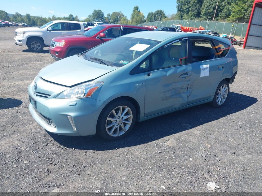 Vin: jtdzn3eu4ej006925, lot: 46604036, toyota prius v five 20142