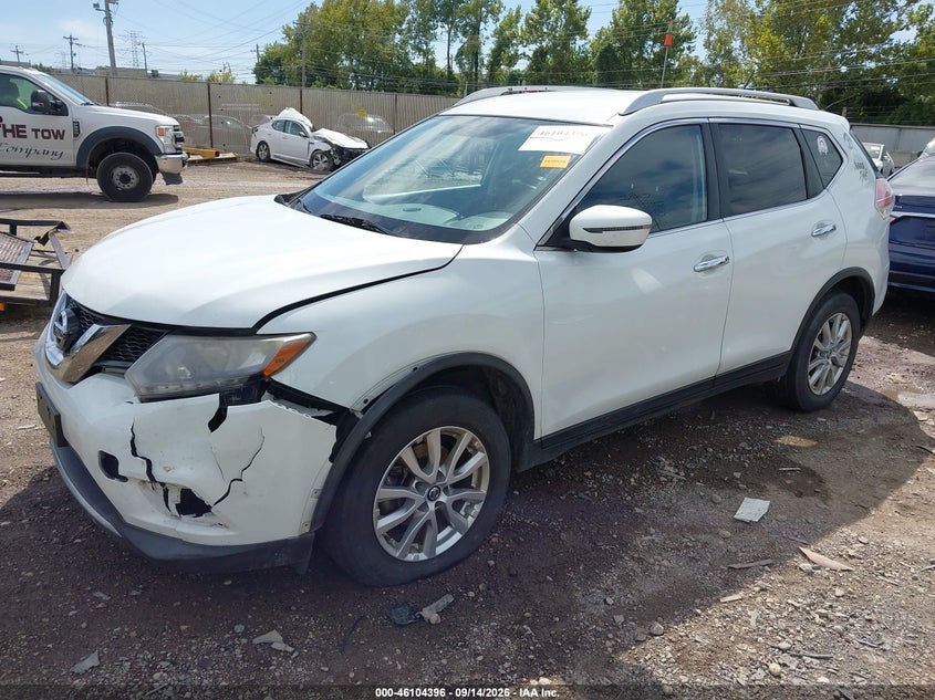 Vin: knmat2mv2gp594198, lot: 46604054, nissan rogue s 20162