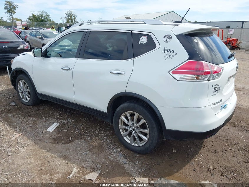 Vin: knmat2mv2gp594198, lot: 46604054, nissan rogue s 20163