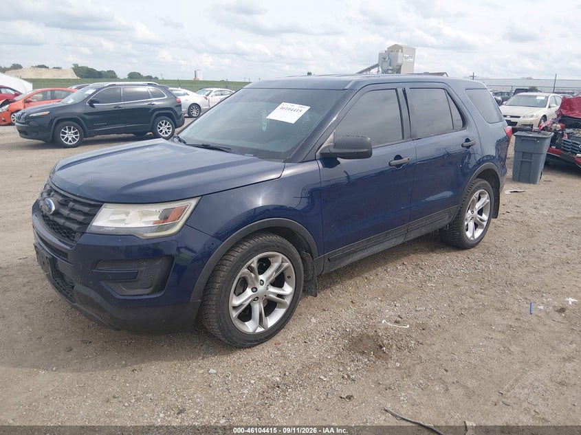 Vin: 1fm5k8ar4ggc37597, lot: 46604073, ford utility police interceptor 20162