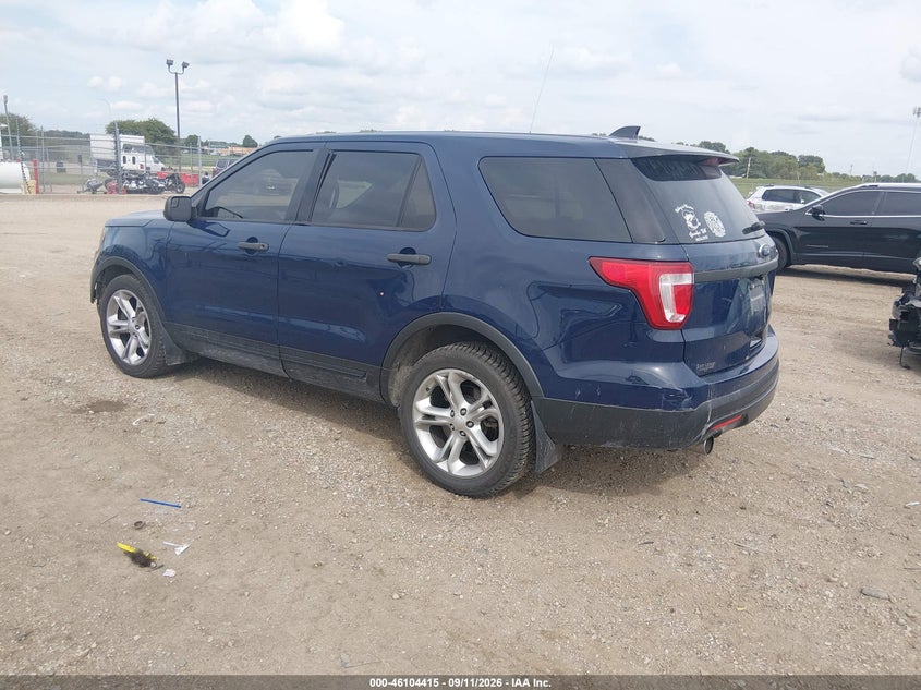 Vin: 1fm5k8ar4ggc37597, lot: 46604073, ford utility police interceptor 20163
